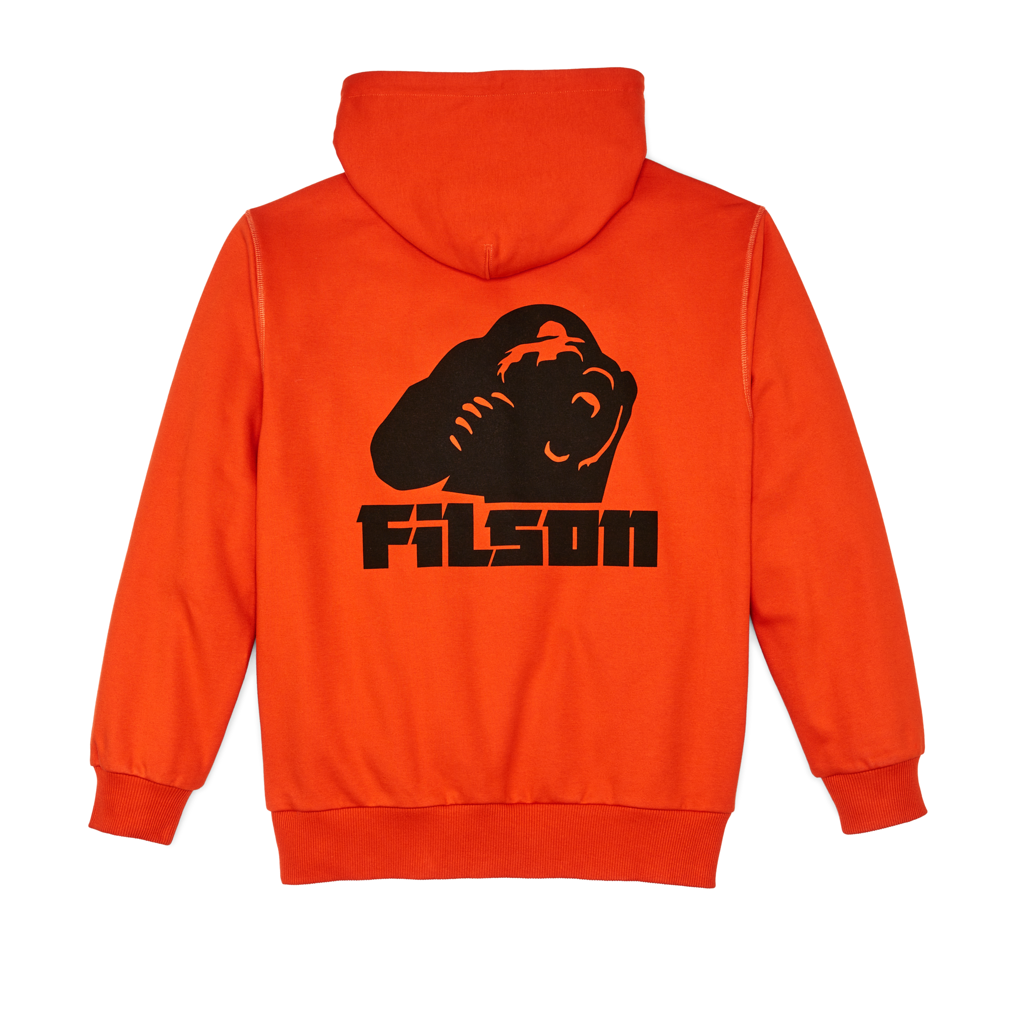 Prospector Graphic Hoodie - Flame / Grizzly - Image 2
