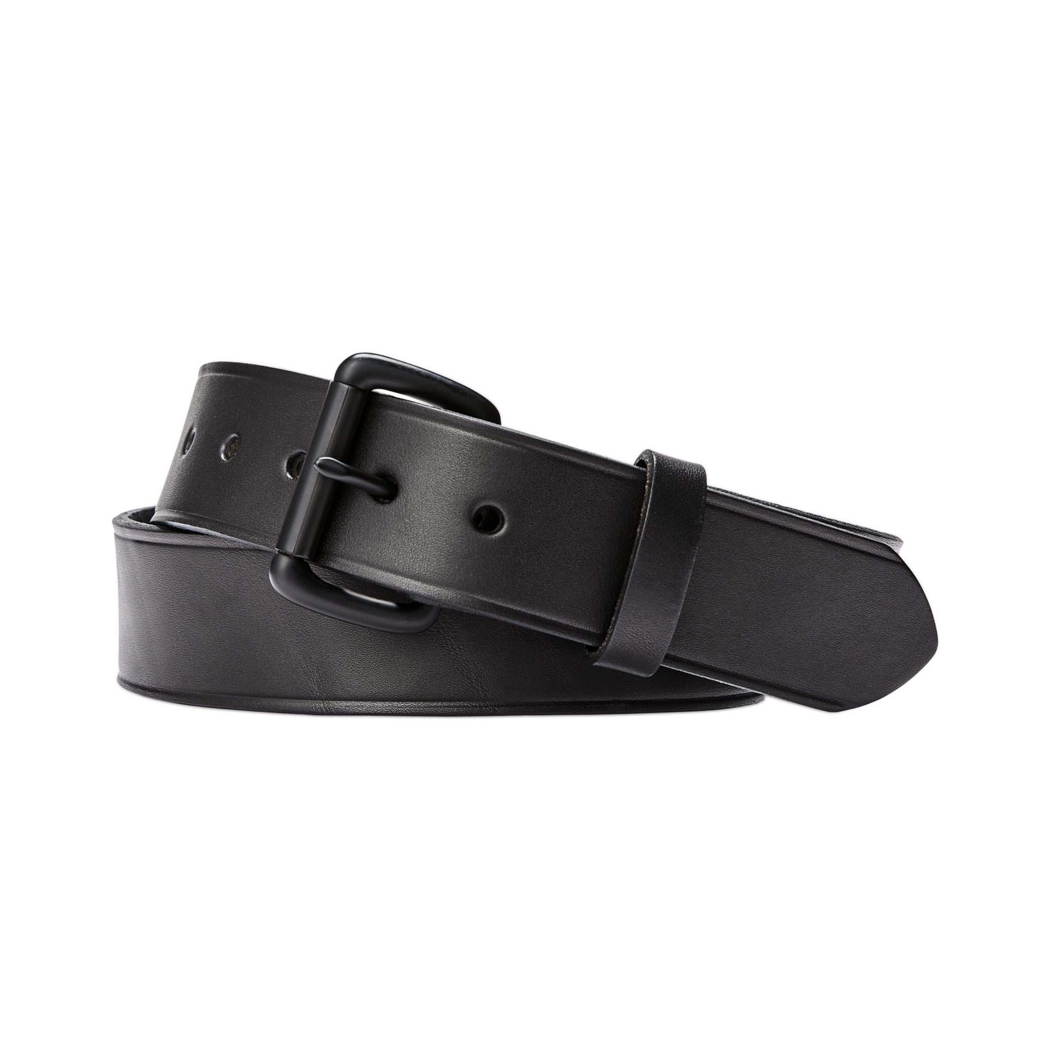 1-1/2 Bridle Leather Belt - Black - Image 3