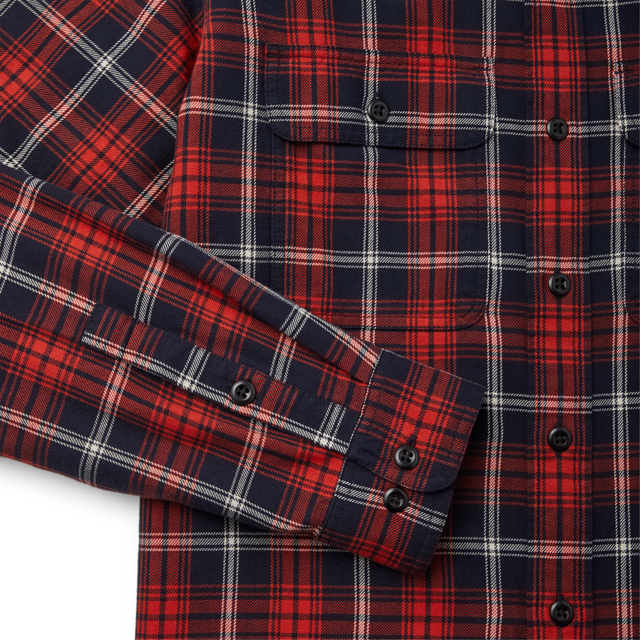 Scout Shirt - Navy/red/white Plaid - Image 5