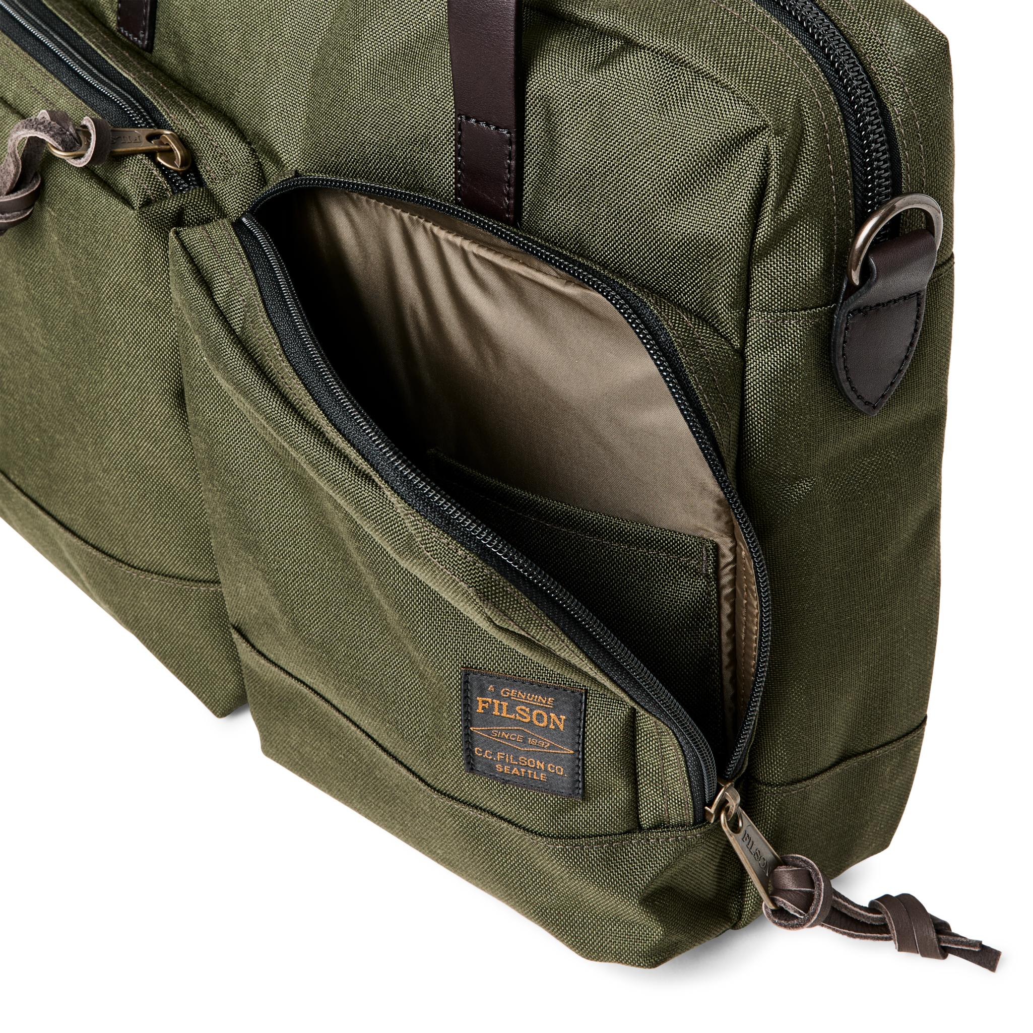 Dryden Briefcase - Otter Green - Image 6