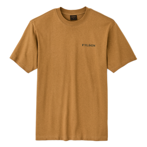 Frontier Logo T-shirt - Golden Tan / Scenic Mark