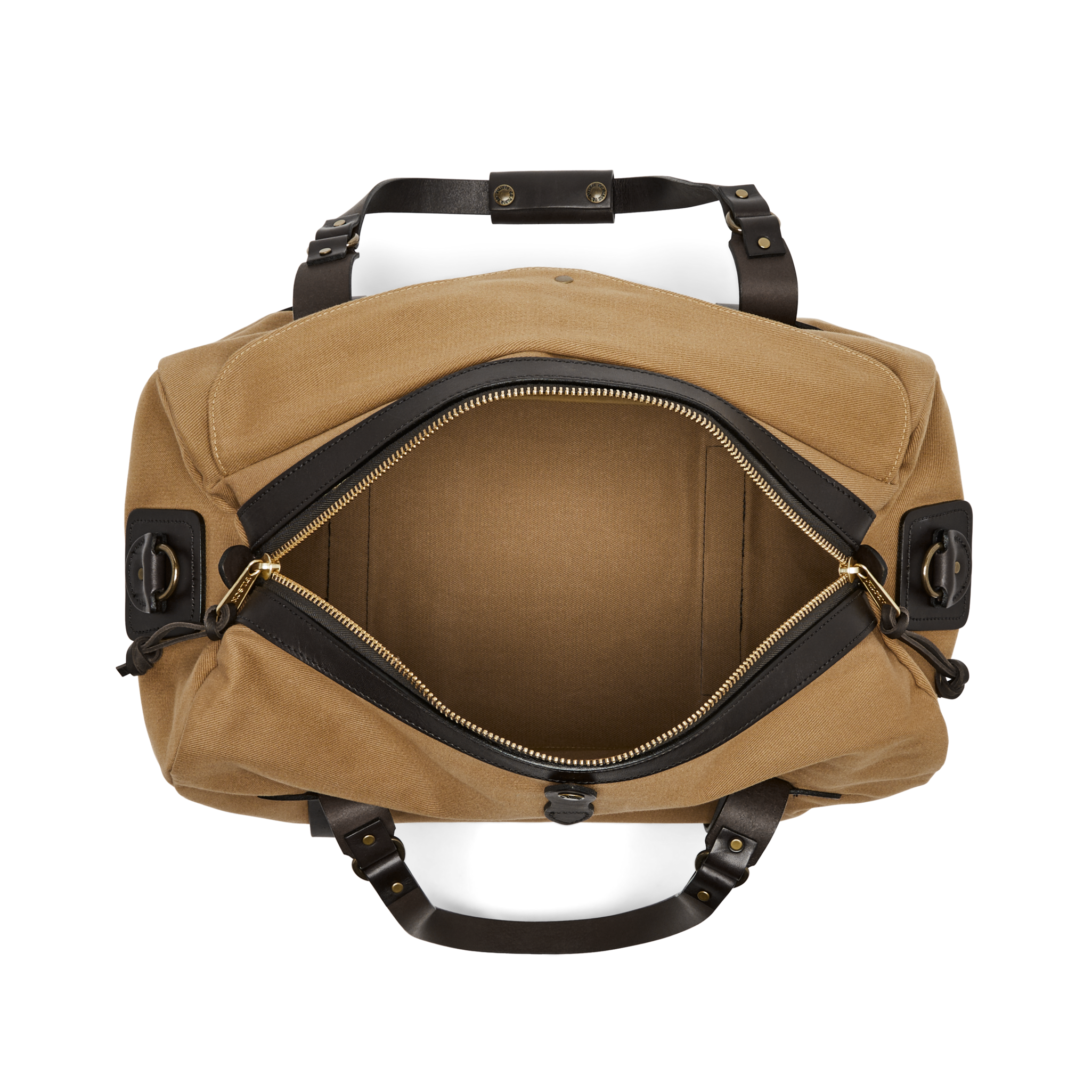 Medium Rugged Twill Duffle Bag - Tan - Image 4