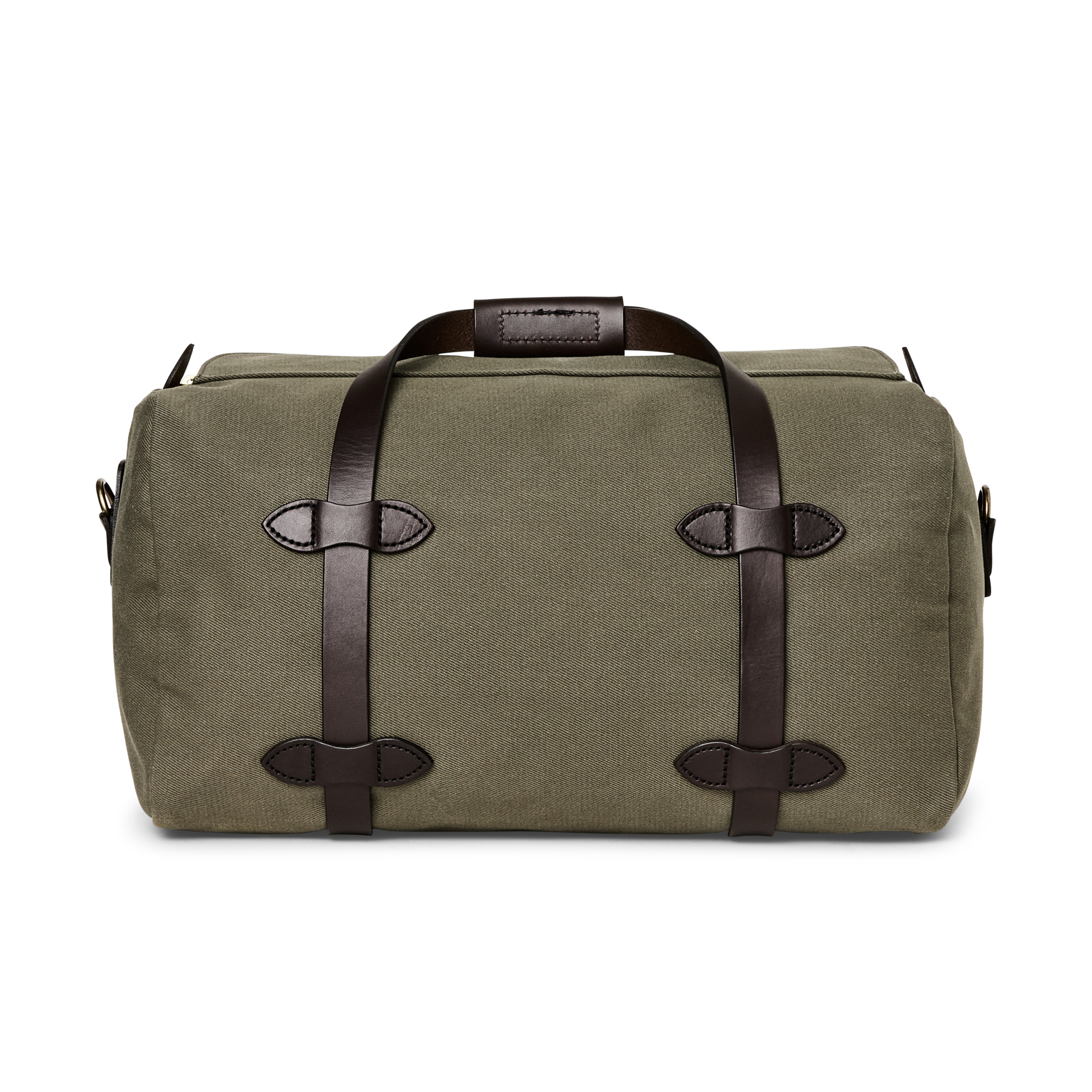 Small Rugged Twill Duffle Bag - Otter Green - Image 2