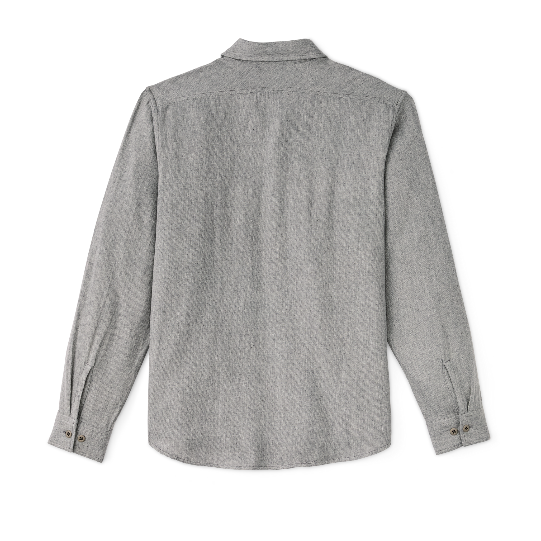 The Rangeland Flannel Shirt - Light Heather Gray - Image 2