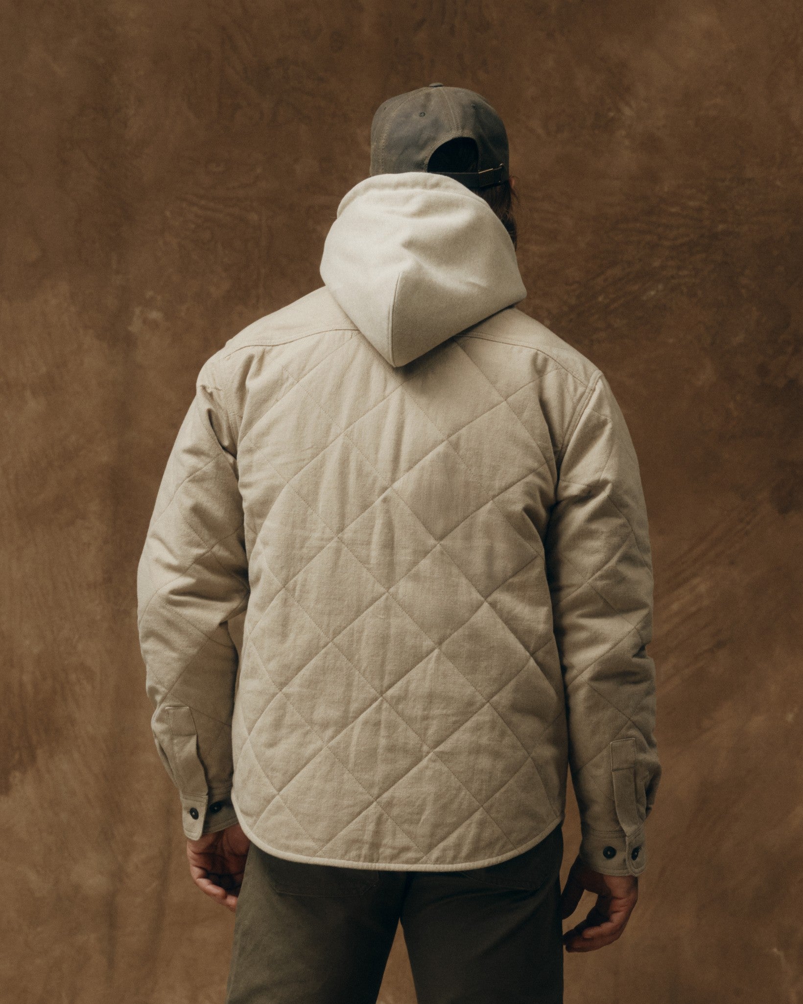 Insulated Flannel Shirt - Warm Khaki - Image 2