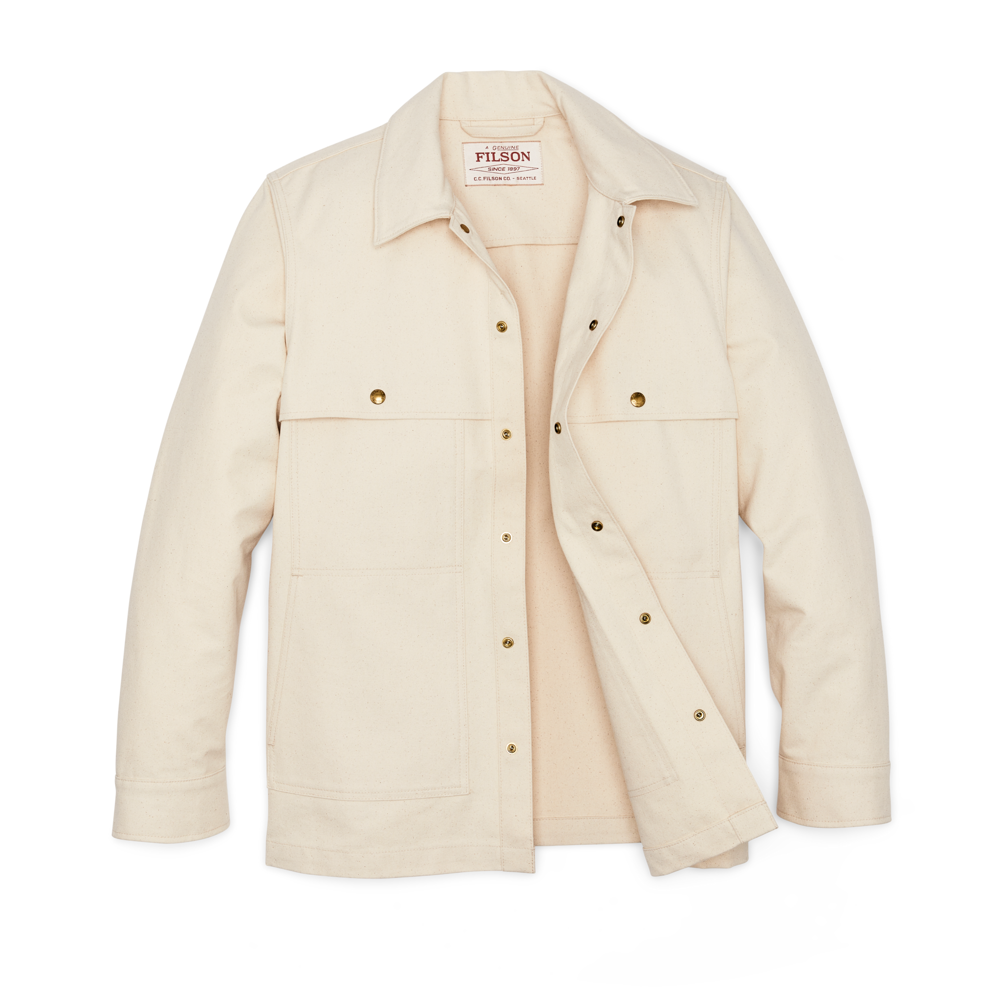 Dry Tin Cloth Forester Jac-shirt - Natural Seed - Image 3