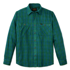 The Rangeland Flannel Shirt - Green / Blue Plaid