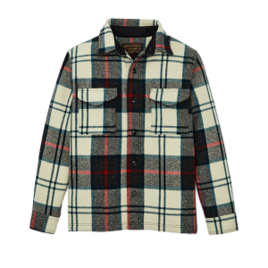 Mackinaw Wool Jac-shirt - Cream / Multi Plaid