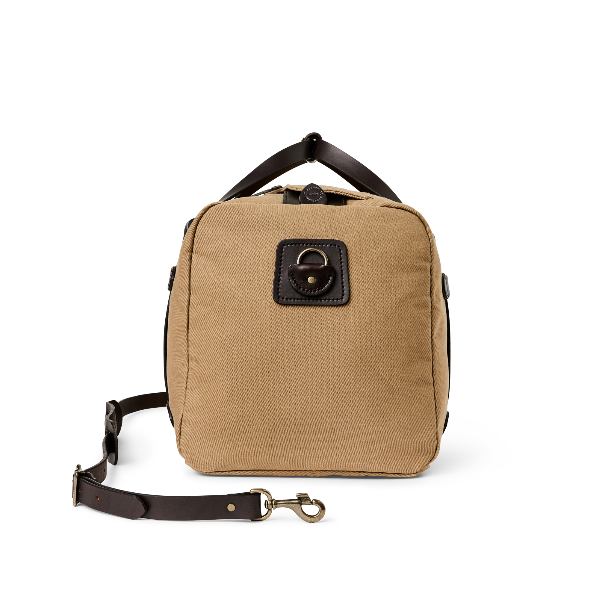 Medium Rugged Twill Duffle Bag - Tan - Image 3