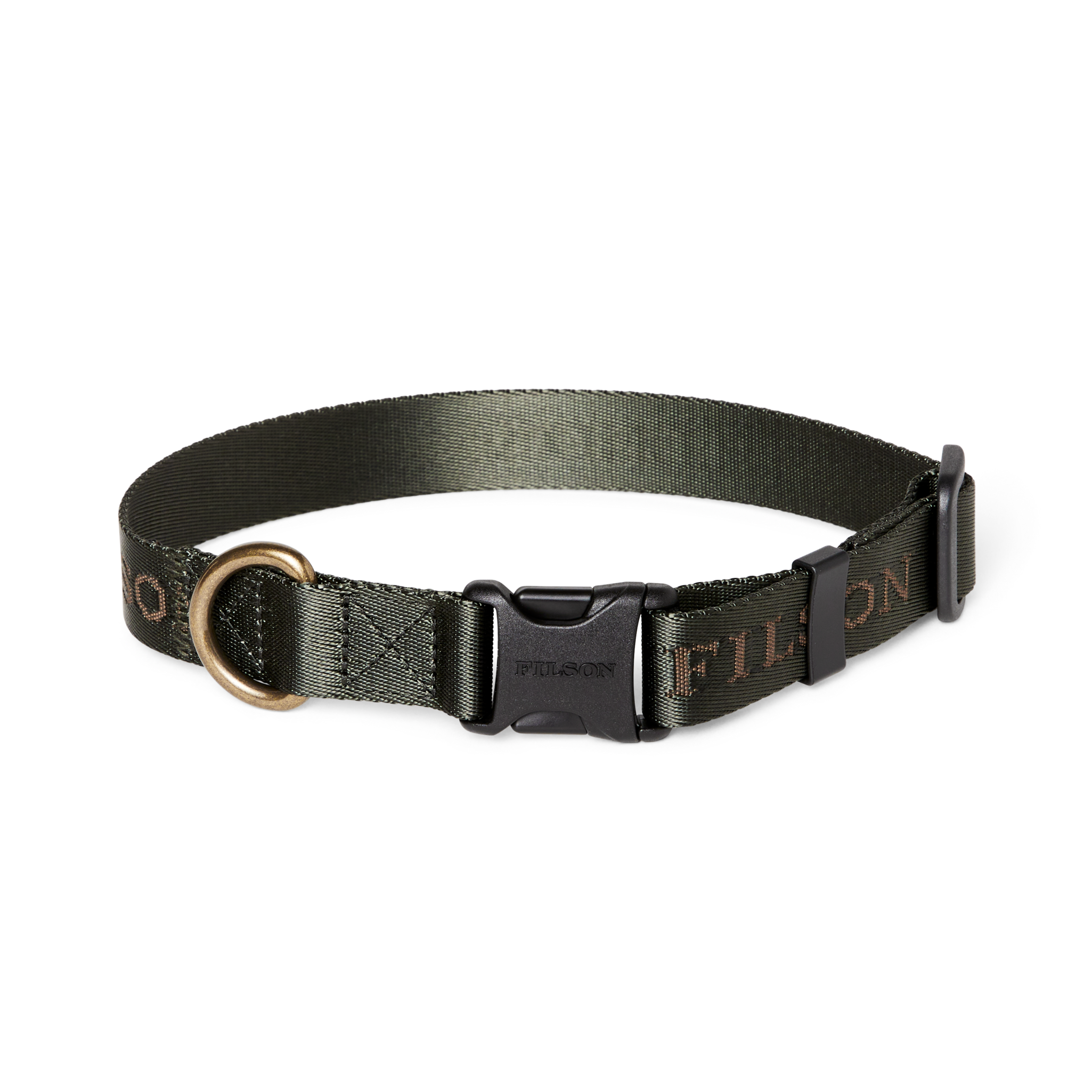 Nylon Dog Collar - Dark Timber
