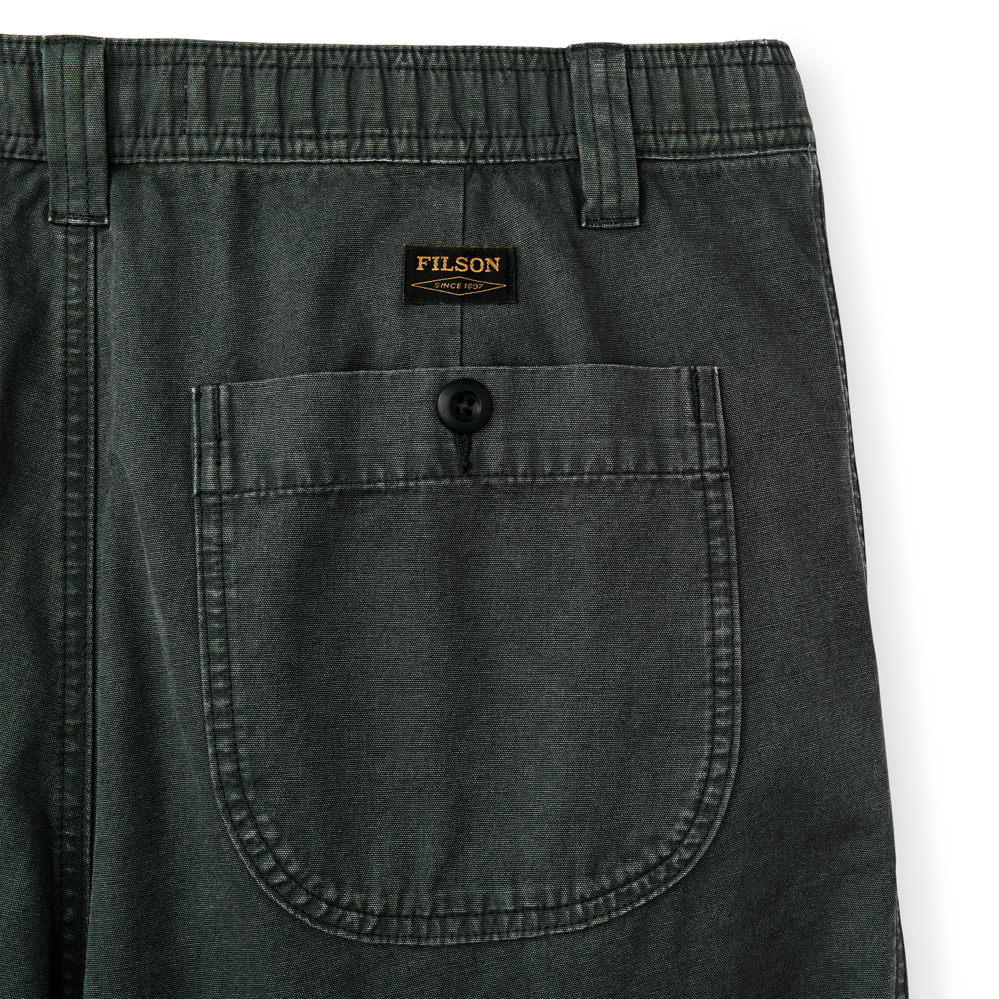 Oakville Canvas Shorts - Gravel - Image 5