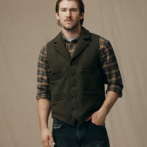 Western Vest - Forest Green