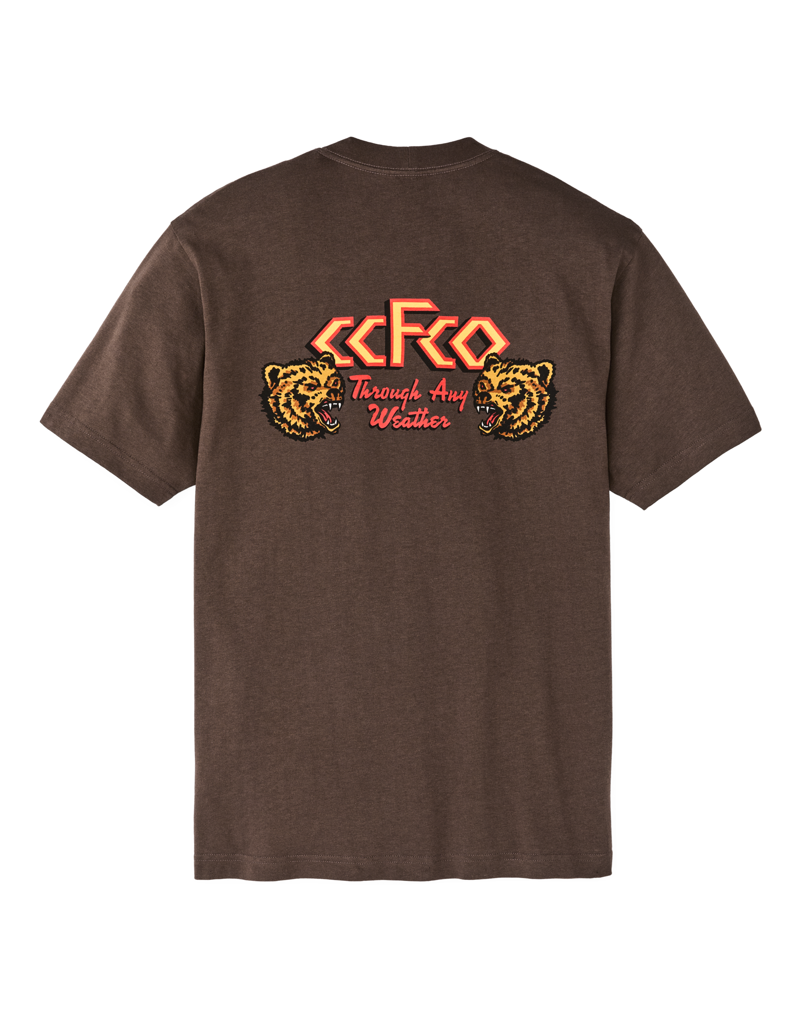 Any Weather Graphic T-shirt - Dark Brown / Any Weather - Image 2