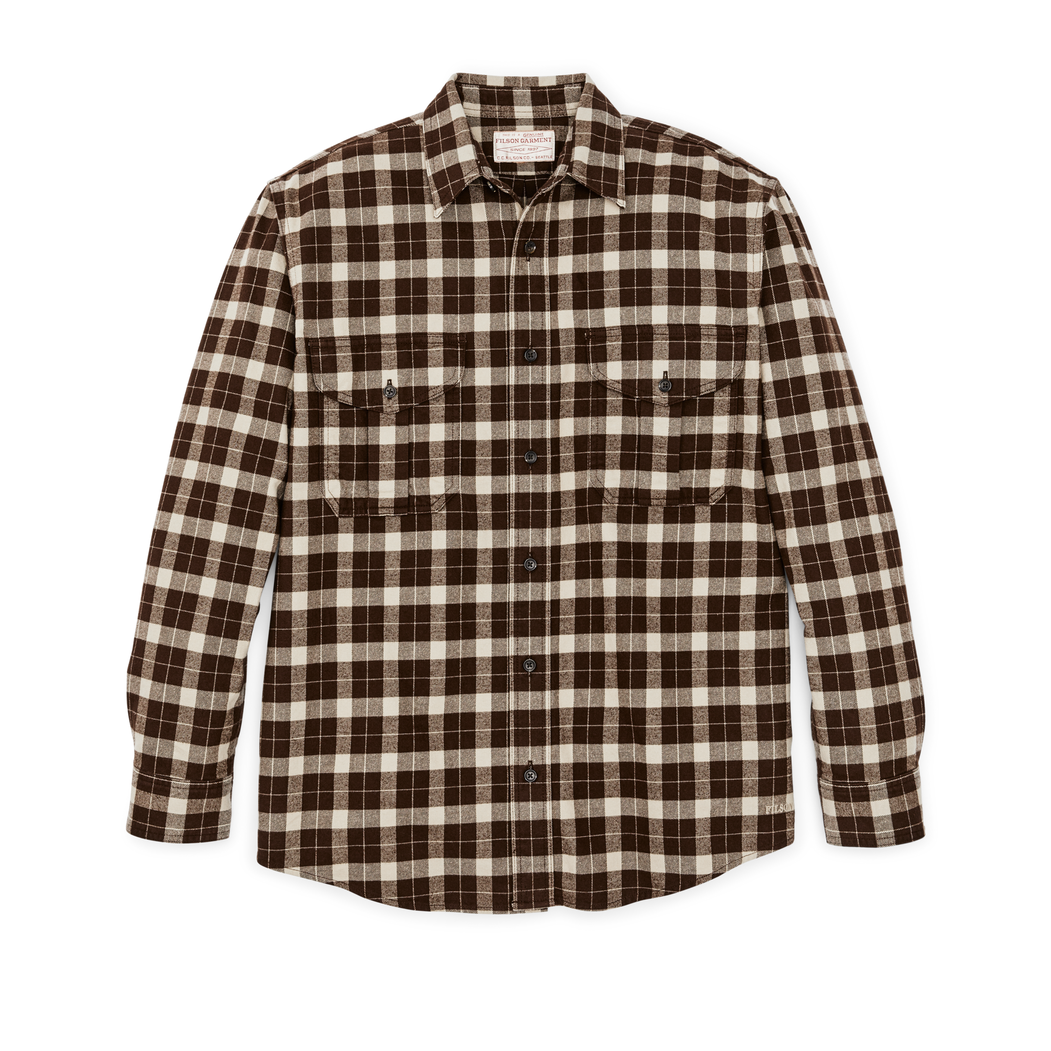 Alaskan Guide Shirt - Brown / Cream Plaid