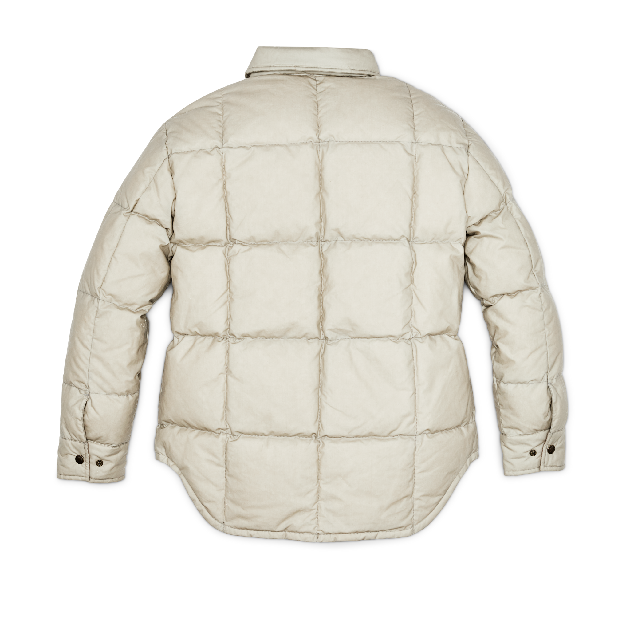 Women's Waxed Down Barn Coat - Light Tan - Image 14