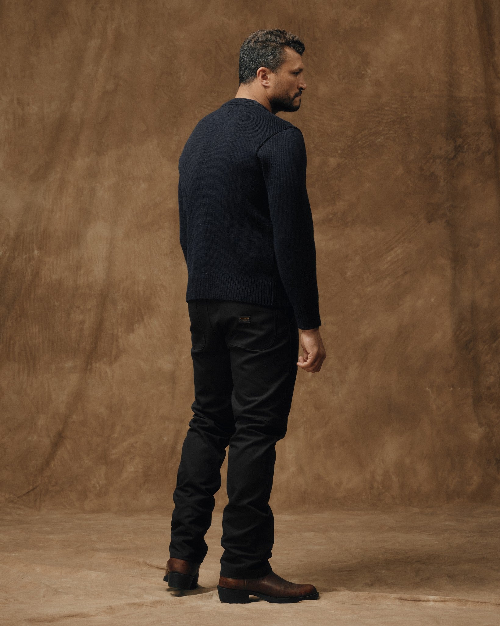 Crewneck Guide Sweater - Dark Navy - Image 2