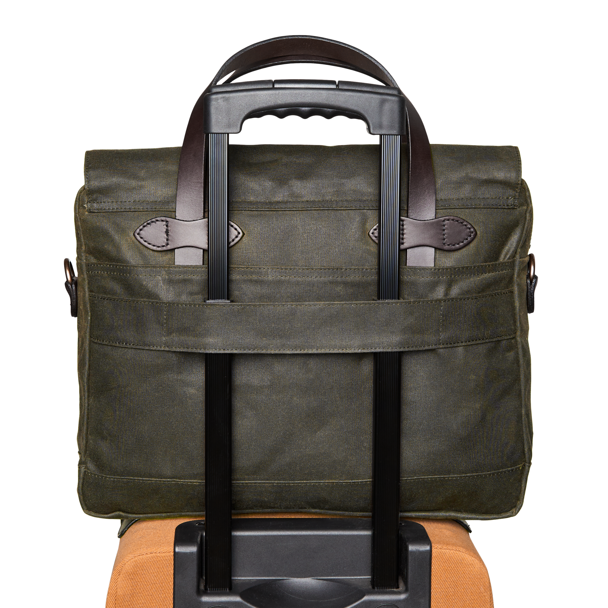 24 Hour Tin Cloth Briefcase - Otter Green - Image 10