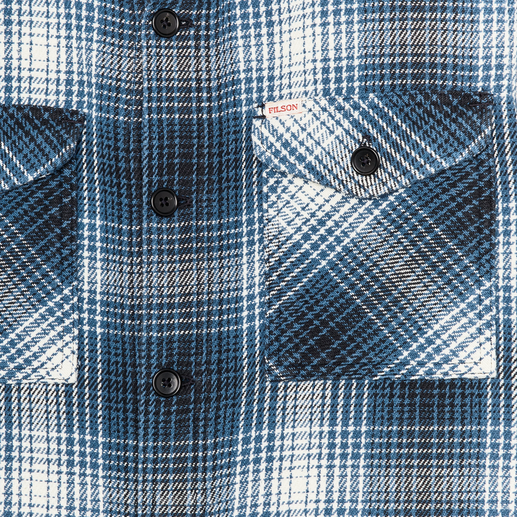 Deer Island Jac-shirt - Cobalt / Natural Shadow Plaid - Image 4
