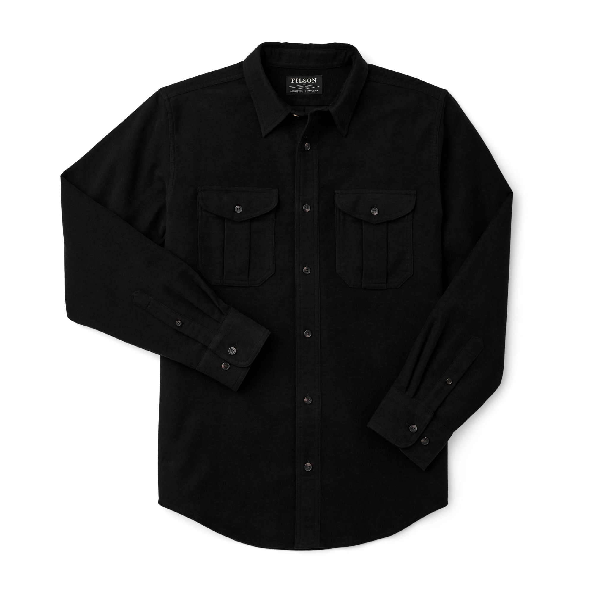 Moleskin Seattle Shirt - Coal - Image 2