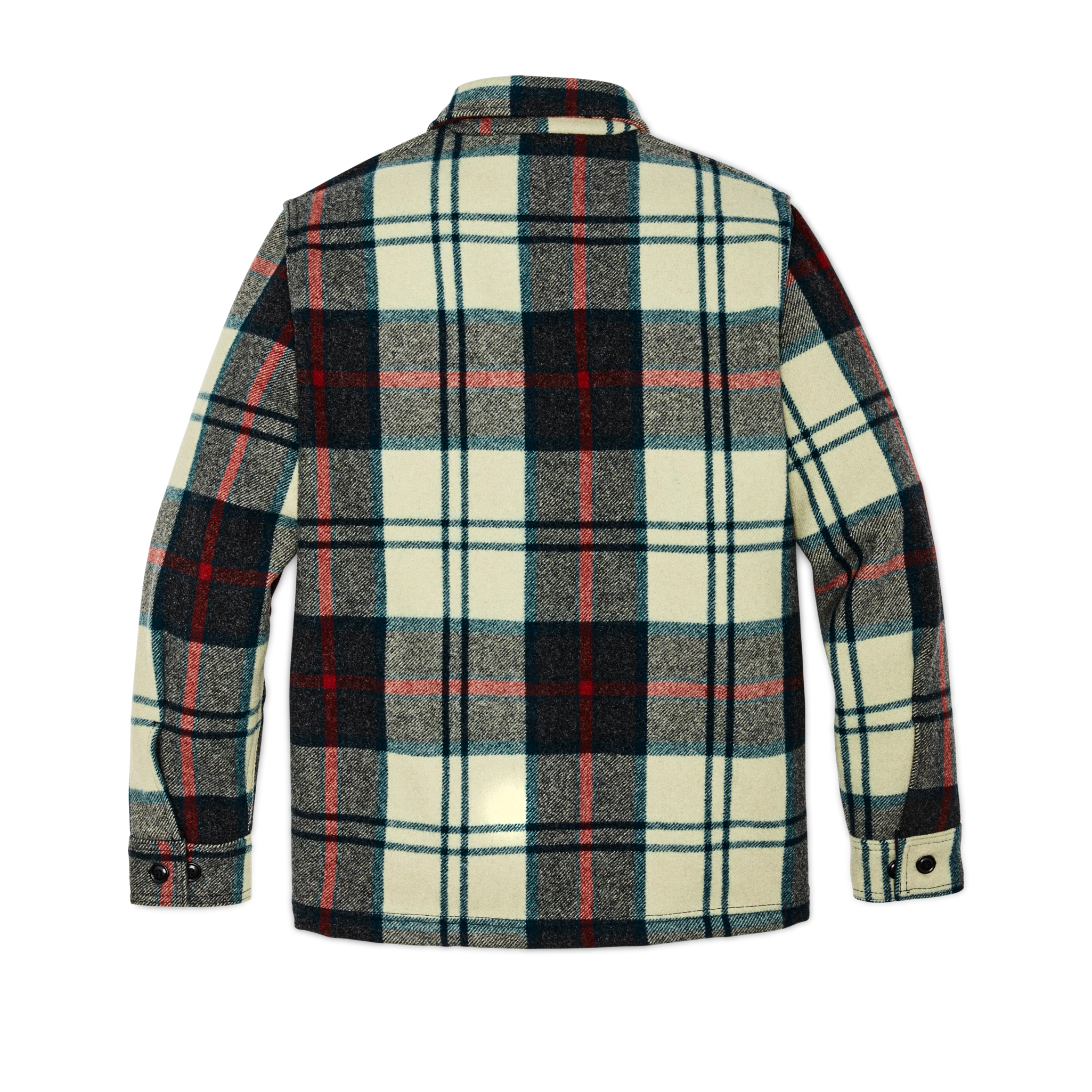 Mackinaw Wool Jac-shirt - Cream / Multi Plaid - Image 2