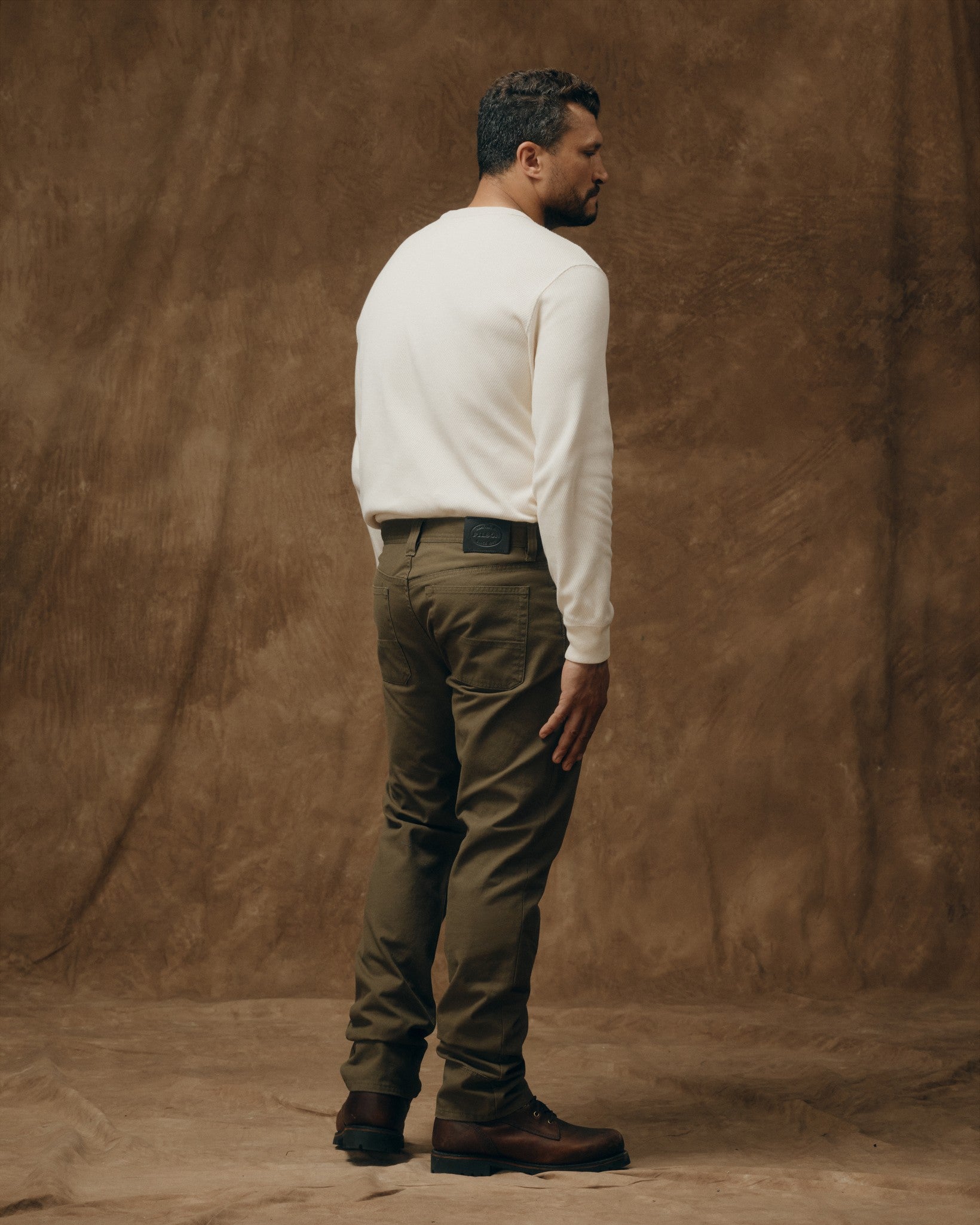 Dry Tin Cloth 5-pocket Pants - Marsh Olive - Image 2