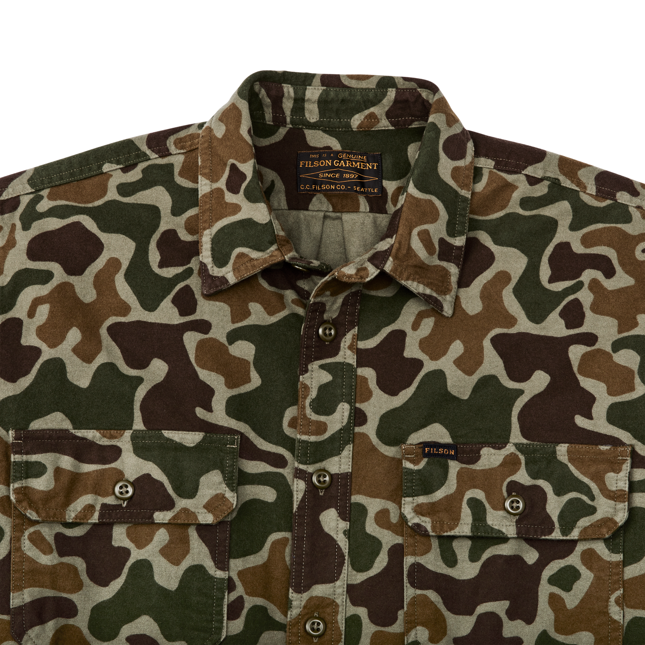 Field Flannel Shirt - Frog Camo - Image 4