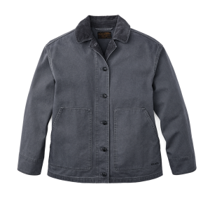 Women's Canvas Barn Coat - Storm Blue