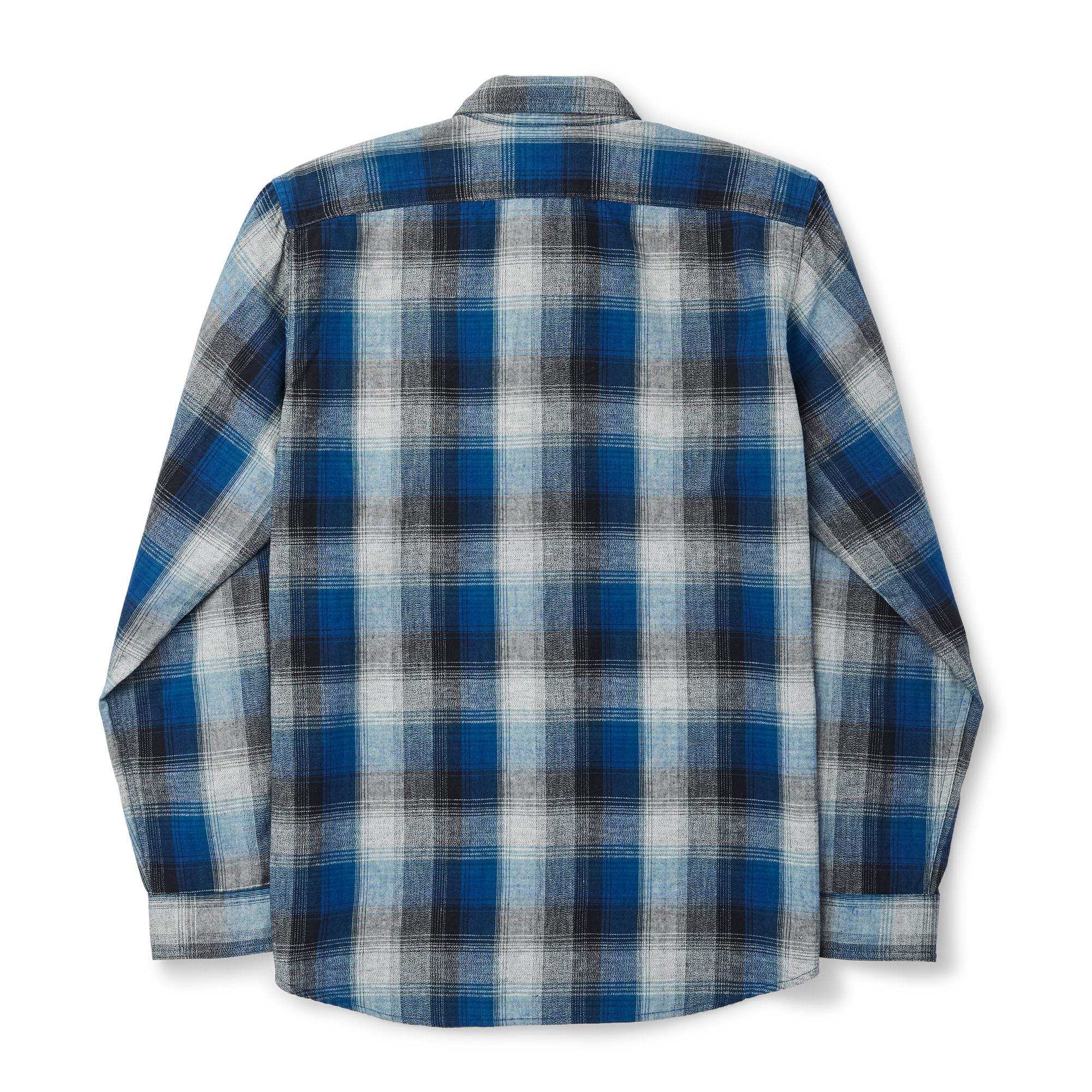 Rustic Oxford Shirt - Indigo/black/charcoal Plaid - Image 2