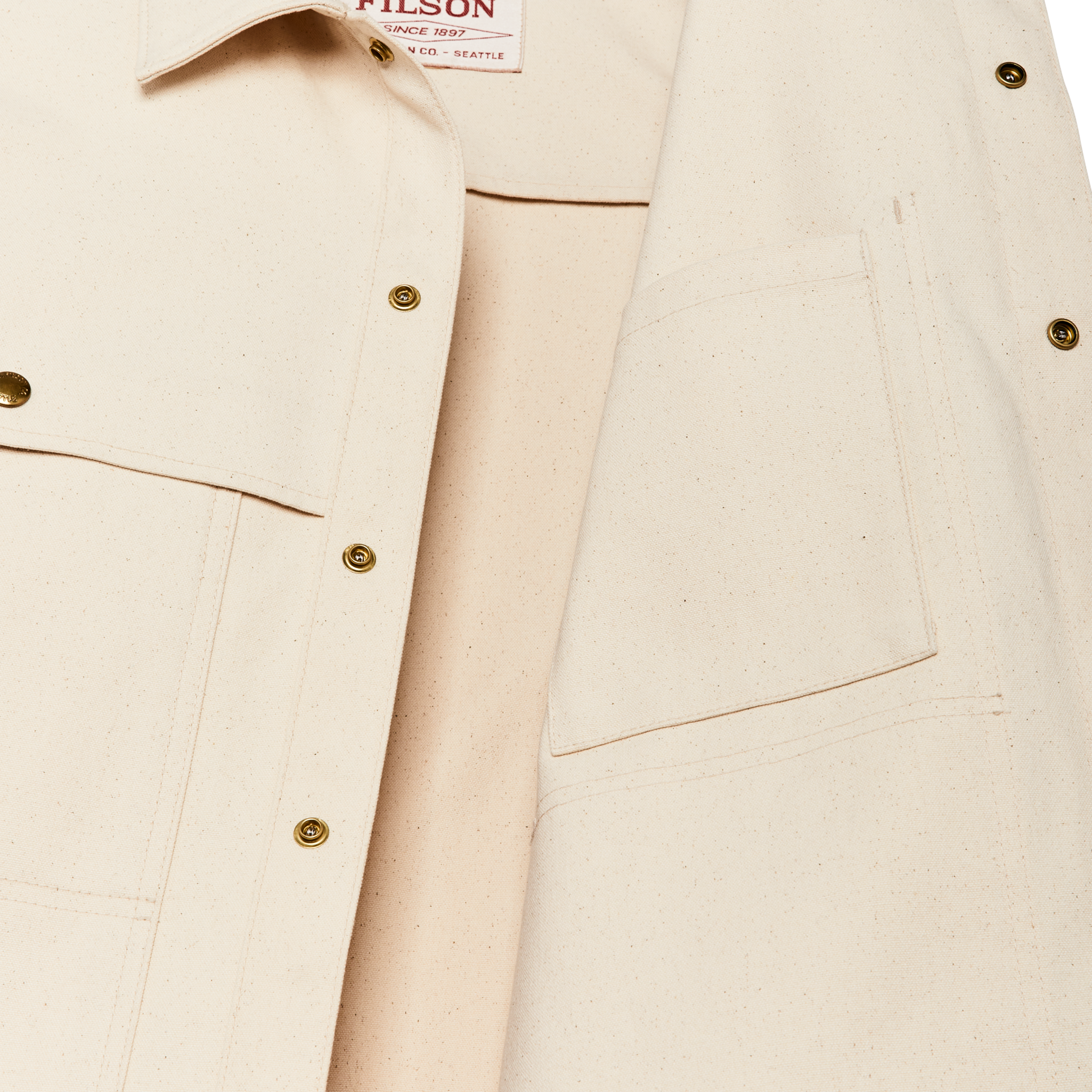 Dry Tin Cloth Forester Jac-shirt - Natural Seed - Image 4