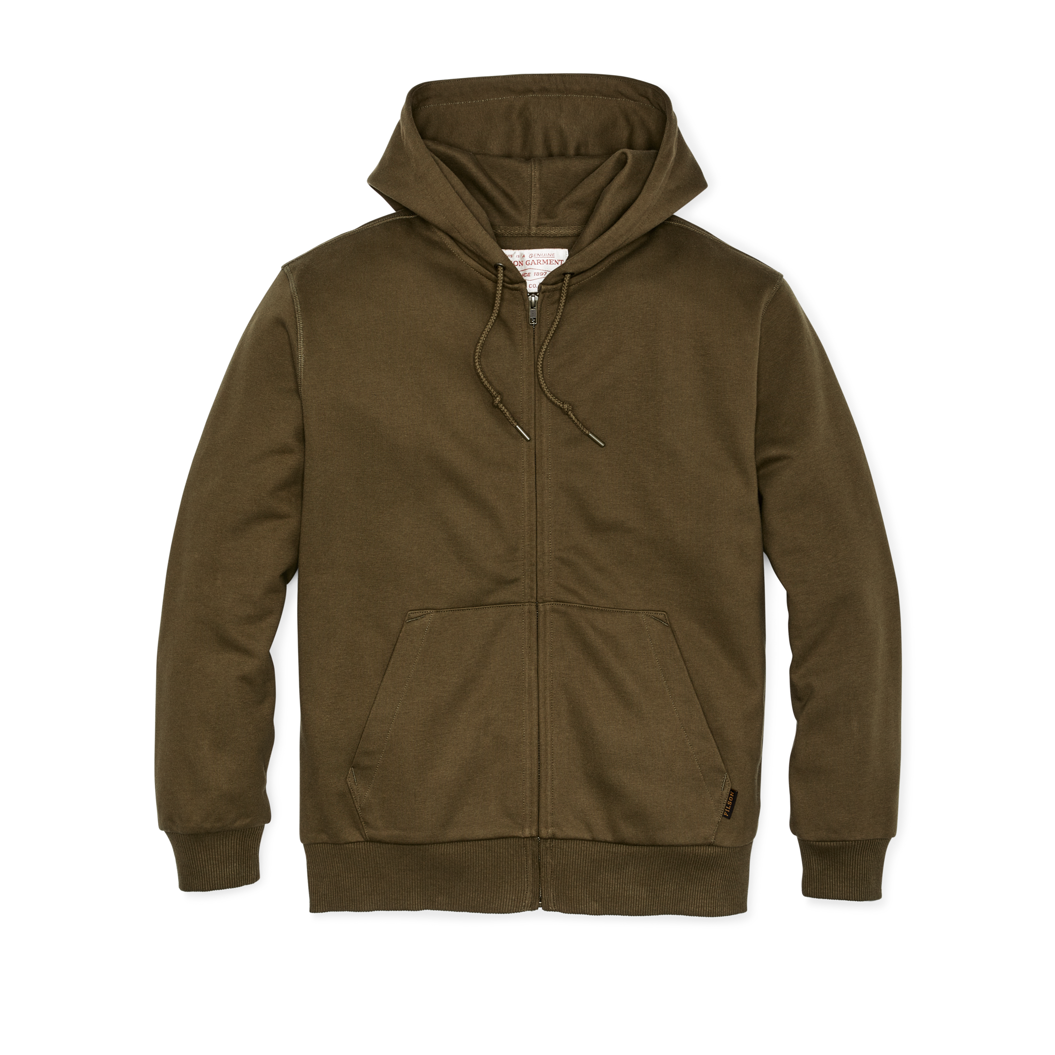 Prospector Full-zip Hoodie - Dark Olive