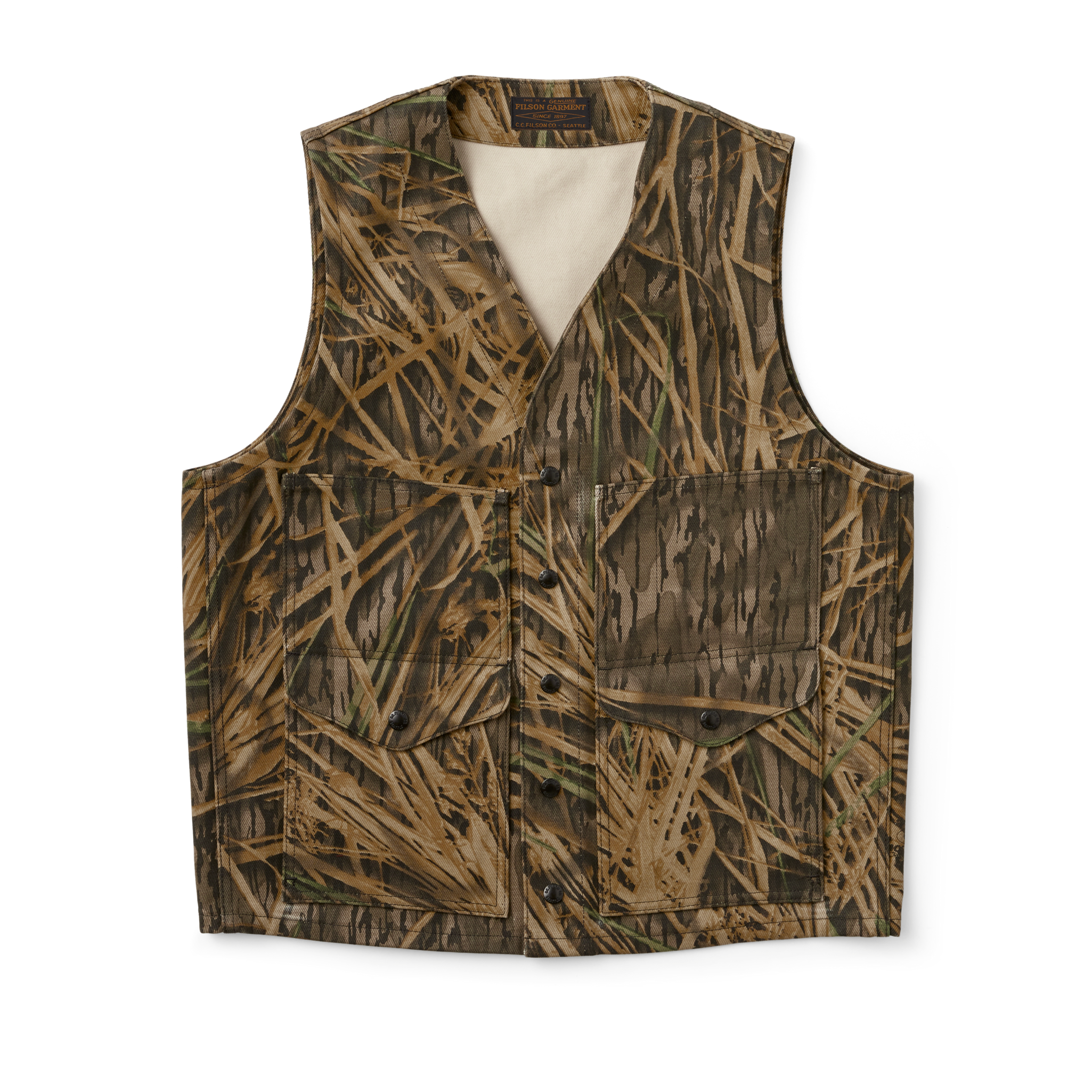 Rugged Twill Cruiser Vest - Mossy Oak Shadow Grass