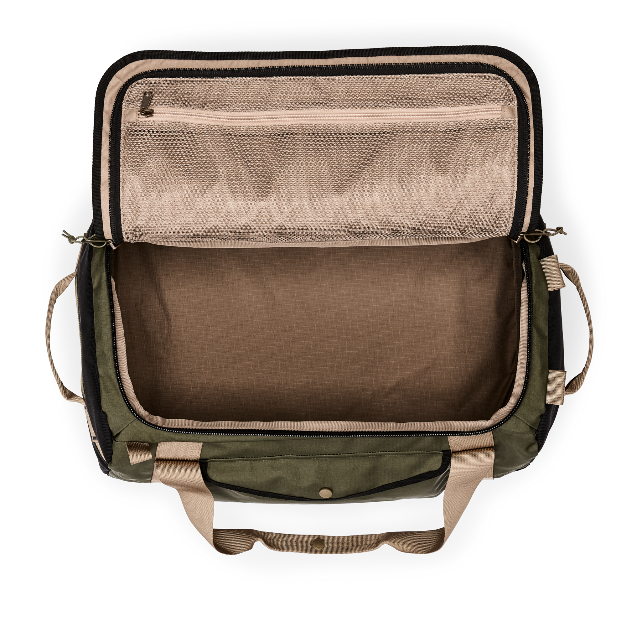 All-Weather 50L Duffle Bag - Olive / Black / Covert - Image 9