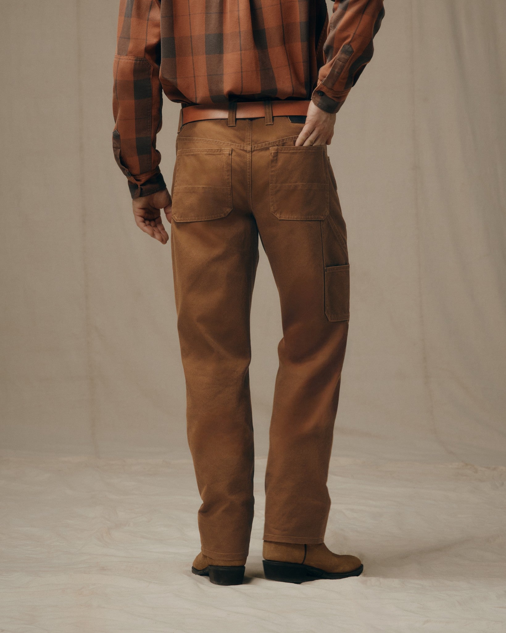 Dry Tin Double Front Pants - Whiskey - Image 2