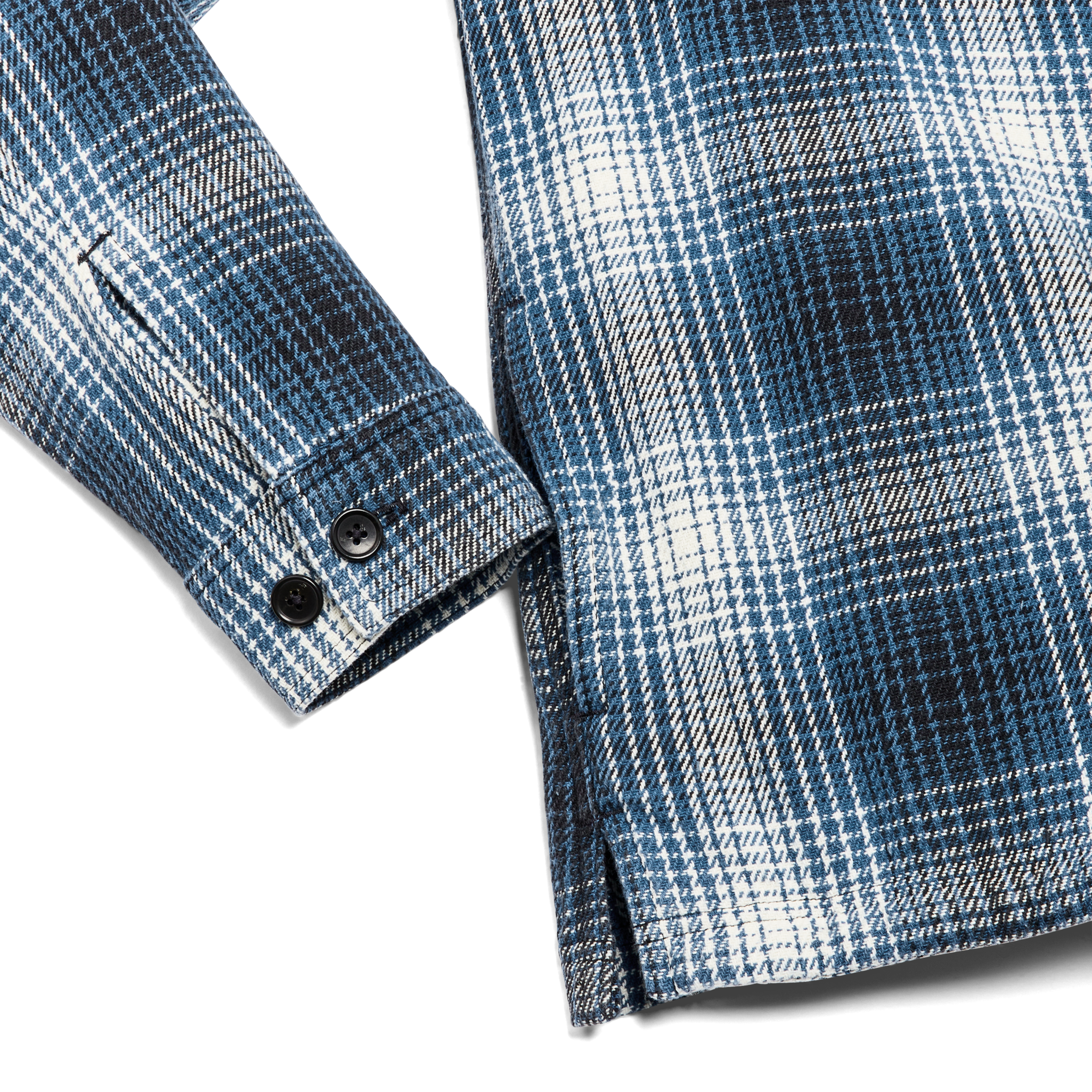 Deer Island Jac-shirt - Cobalt / Natural Shadow Plaid - Image 5
