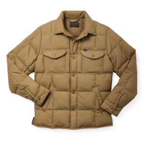Lightweight Down Jac-shirt - Dark Tan