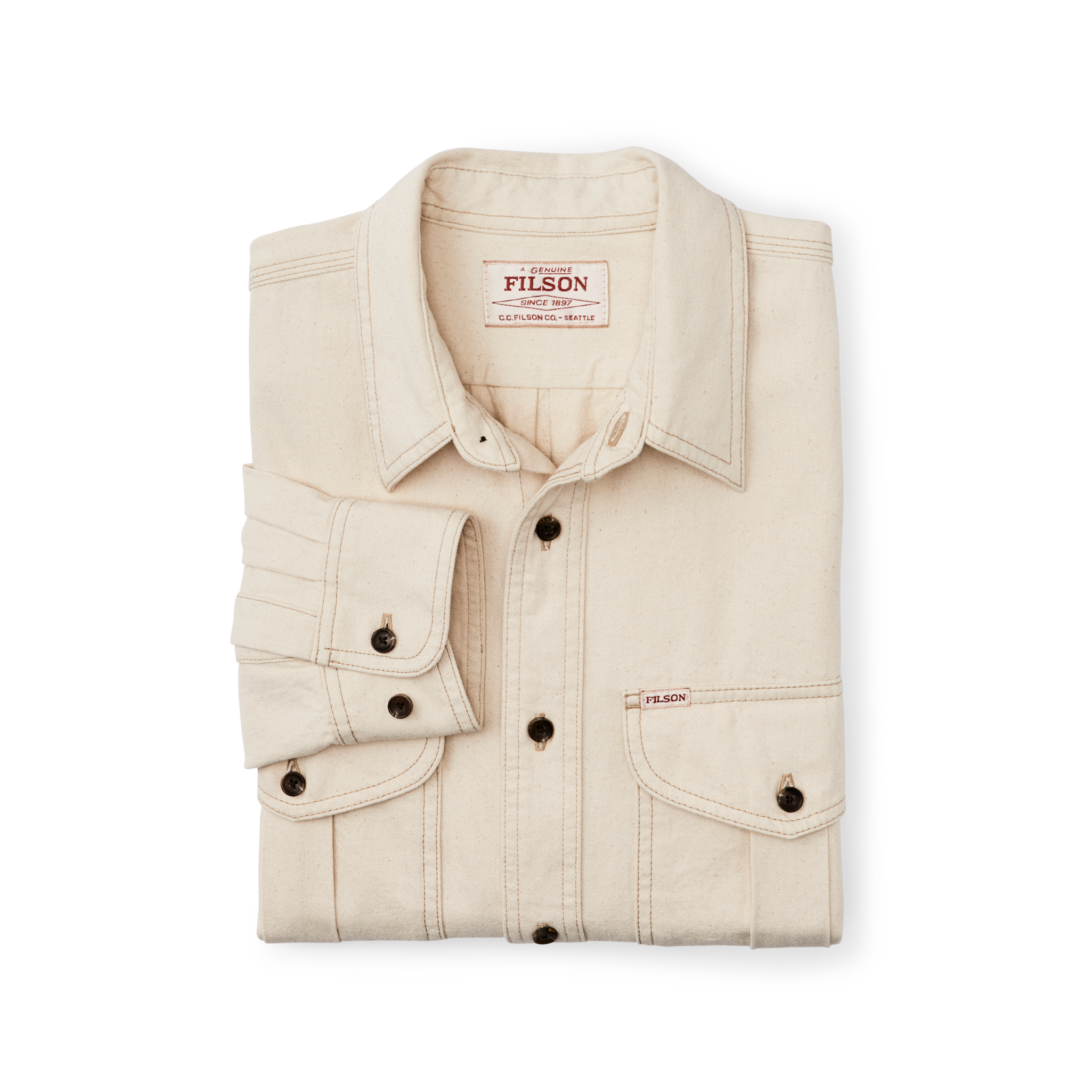Natural Twill Guide Shirt - Natural Seed - Image 3