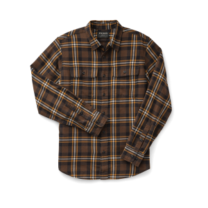 Scout Shirt - Brown/black/gold Plaid